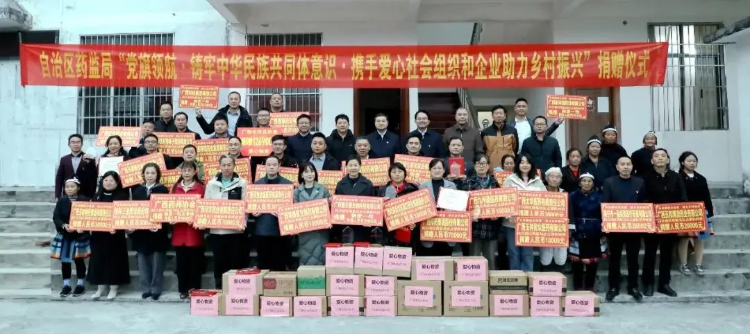 党旗领航，2024新澳门原料网大全集团为南丹乡村振兴添动力